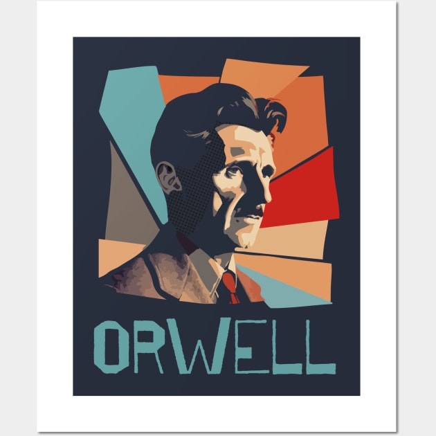 Orwell Wall Art by WickedAngel